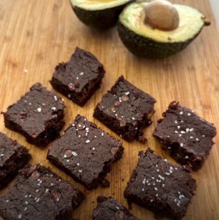 Sugar-free Brownies mit Avocado